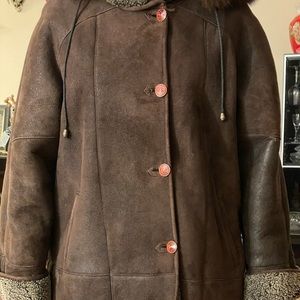 Real lamb skin shearling